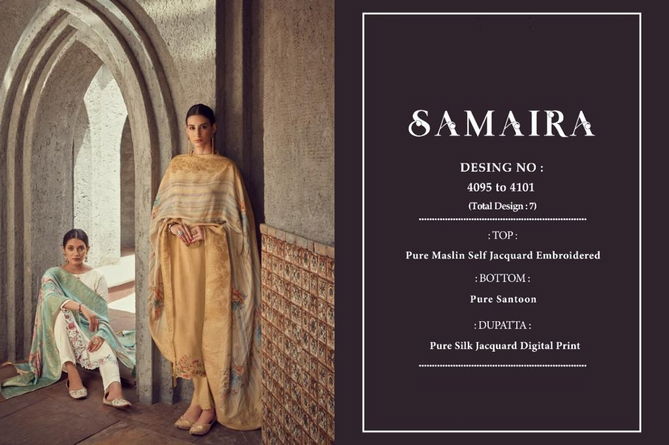 Karma Samaira 4095 Series Heavy Exclusive Wear Designer Salwar Kameez Collection